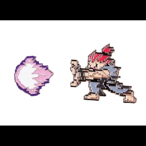 Street Fighter Ken & Akuma Zinc 2 Piece Pins - Picture 2 of 4